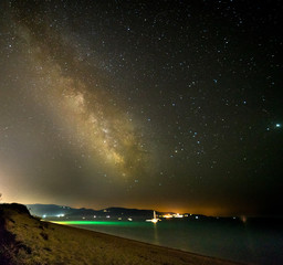 Voie lact&eacute;e sur la mer 