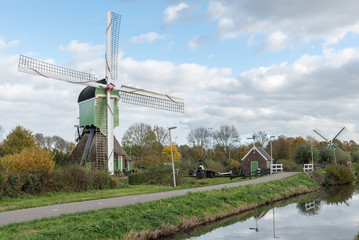Obraz premium Windmill De Westmolen in Gorinchem
