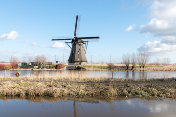 Windmill Overwaard Molen no 2 in Kinderdijk