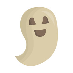 halloween ghost isolated icon