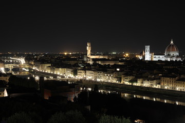 Fototapeta na wymiar Night in Florence