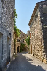 Foto op Canvas Streets Of Aigueze Old Medieval Village In Occitanie Region Fran © Philippe