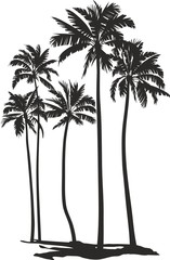 Naklejka premium Palms trees