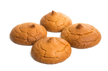 nut cookies isolated