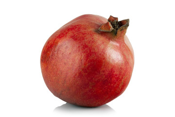 Fototapeta na wymiar pomegranate fruit on white background