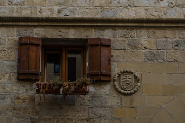Villava, Espa&ntilde;a, 21/09/2018 : View of the streets of Villava
