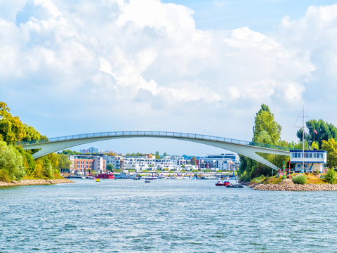 Brd Deutschland Schiersteiner Hafenbr&uuml;cke