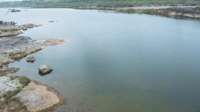 Beautiful View of mahisagar river from rasulpur  , vadodara, gujarat