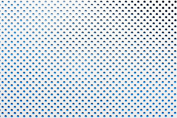 gray abstract background on based of metal, circles and shadows, texture of the white surface with a lot of round holes