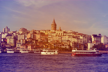 Fototapeta na wymiar heart of istanbul