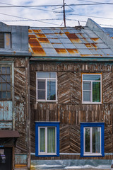 Holzhaus Fassade Petropavlovsk-Kamchatski