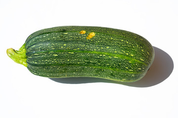 green pumpkin ready to cook