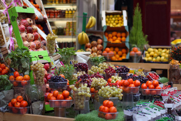 Fruits shop in Montmartre, Paris