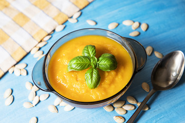 tasty pumpkin soup