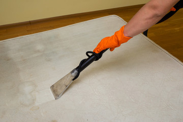 dry cleaning of a mattress