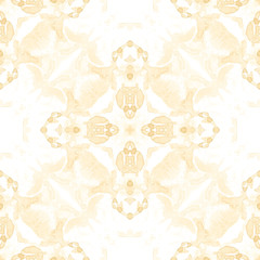 Yellow seamless pattern. Appealing delicate soap b