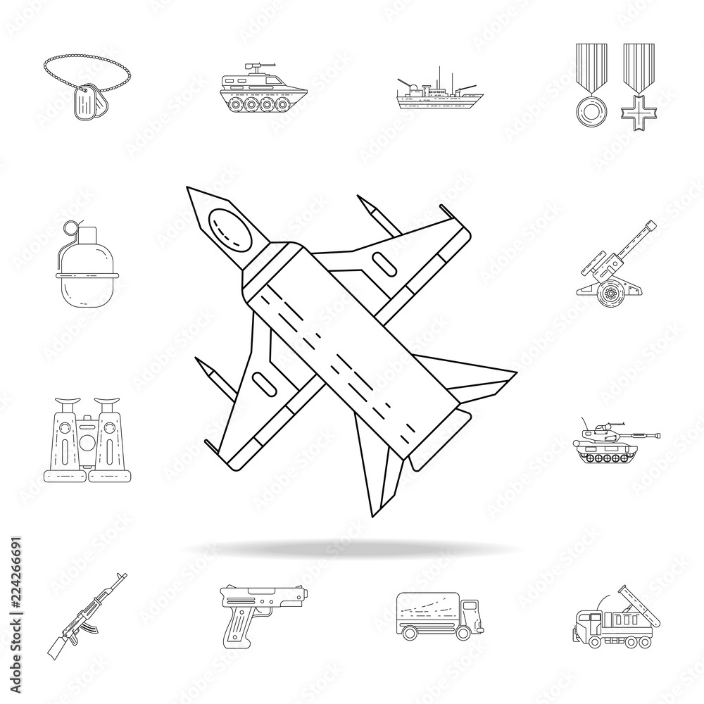 Poster fighter icon. army icons universal set for web and mobile