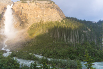 waterfall in yoho national park