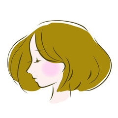 横顔
