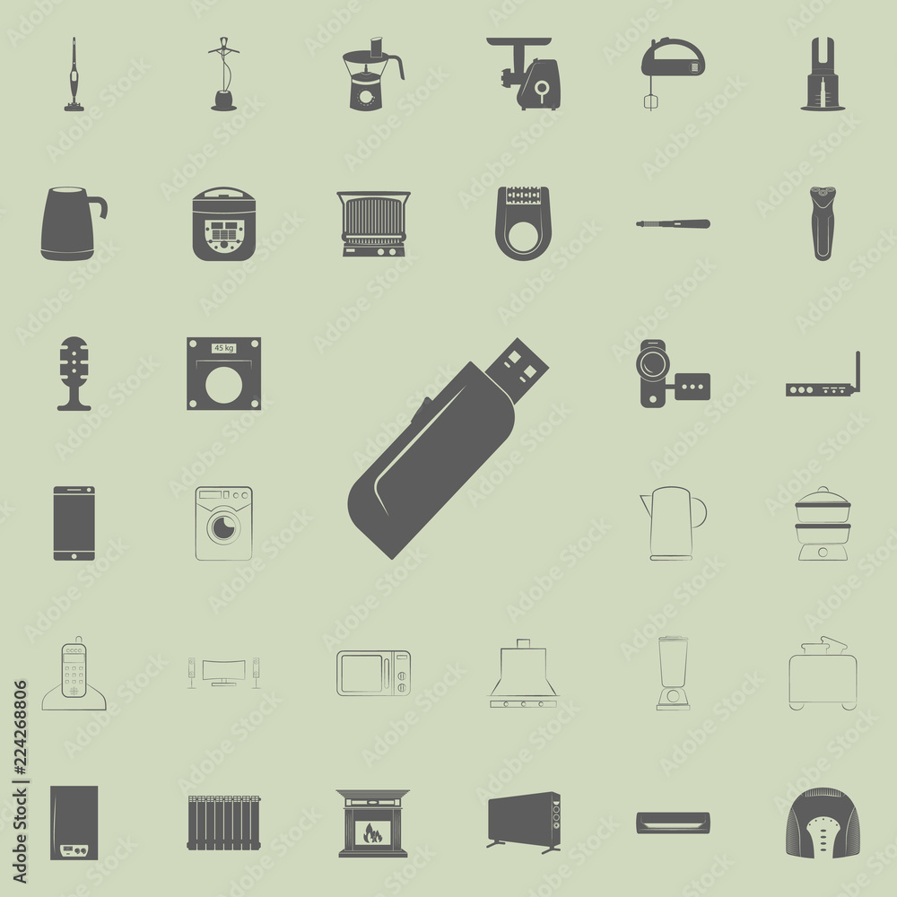 Poster flash card icon. electro icons universal set for web and mobile