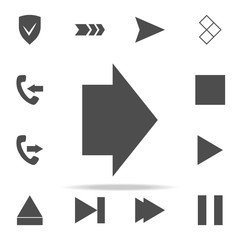 wide arrow icon. web icons universal set for web and mobile