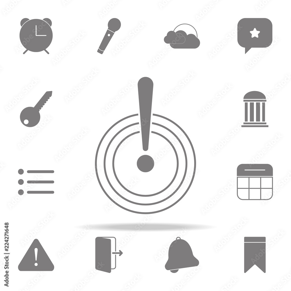Poster crisis response sign icon. web icons universal set for web and mobile