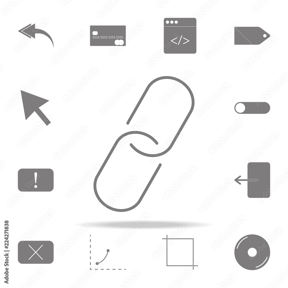 Aufkleber clip icon. web icons universal set for web and mobile
