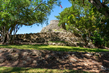 Fototapeta na wymiar Observation mound at Greynolds Park - North Miami Beach, Florida, USA