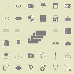 Layers  icon. web icons universal set for web and mobile