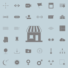 Square Bbold icon. web icons universal set for web and mobile