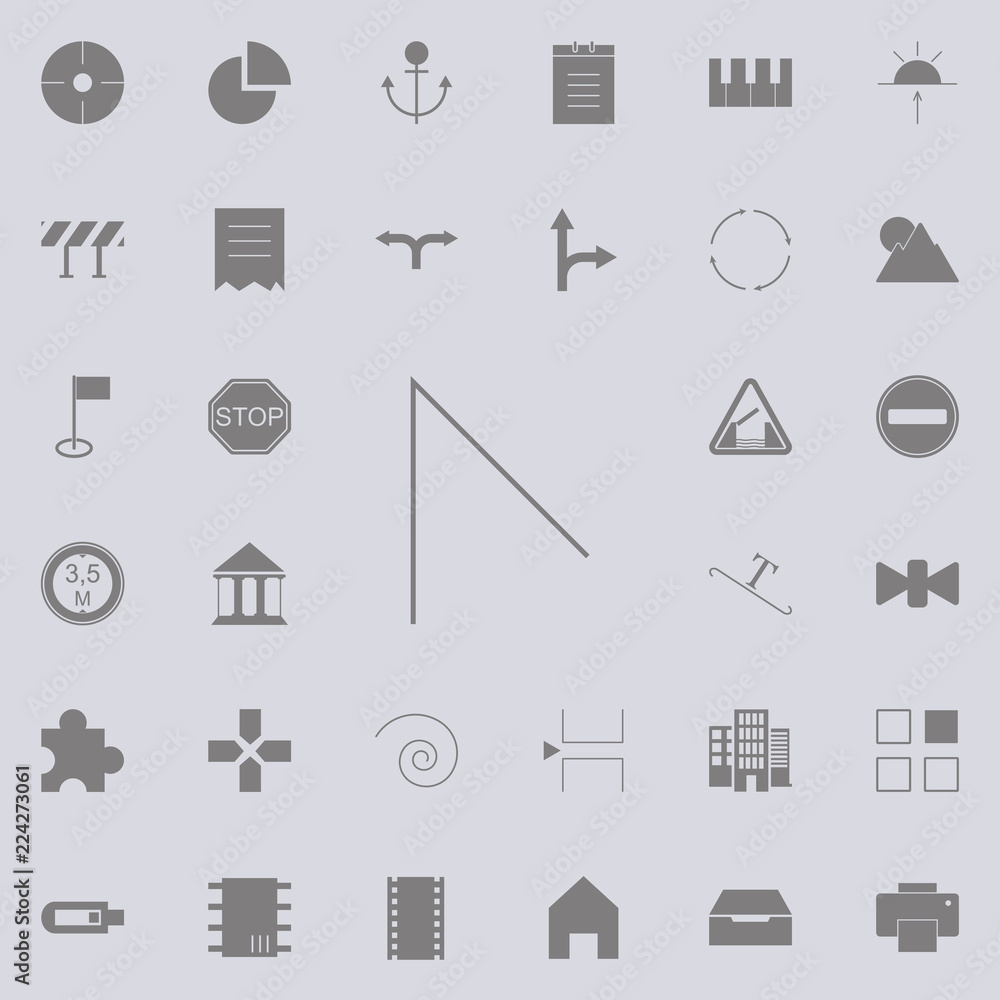 Poster corner icon. web icons universal set for web and mobile