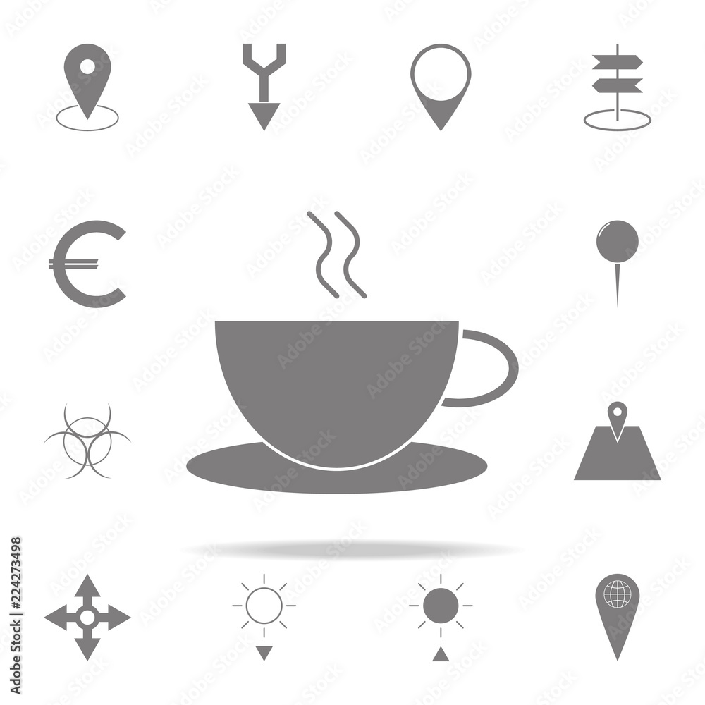 Poster coffee cup icon. web icons universal set for web and mobile