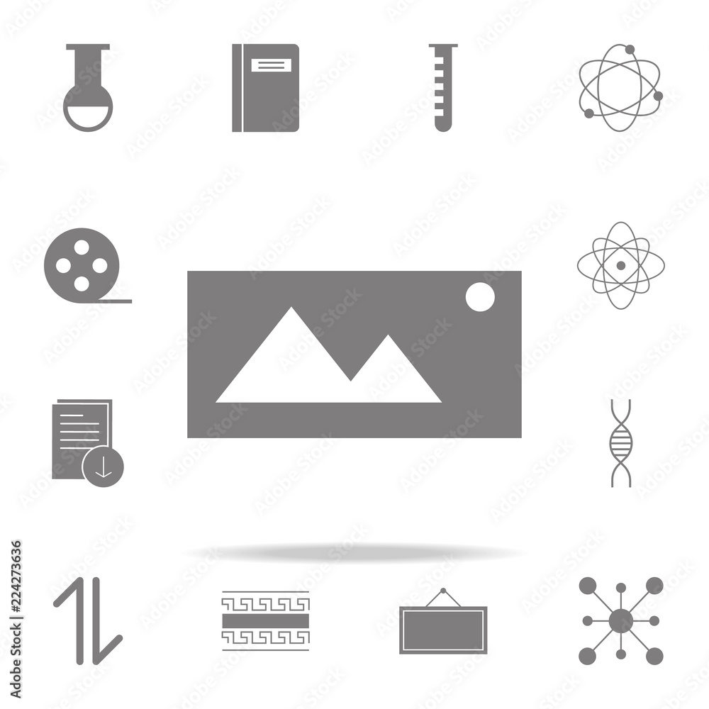 Poster wall painting linear icon. web icons universal set for web and mobile