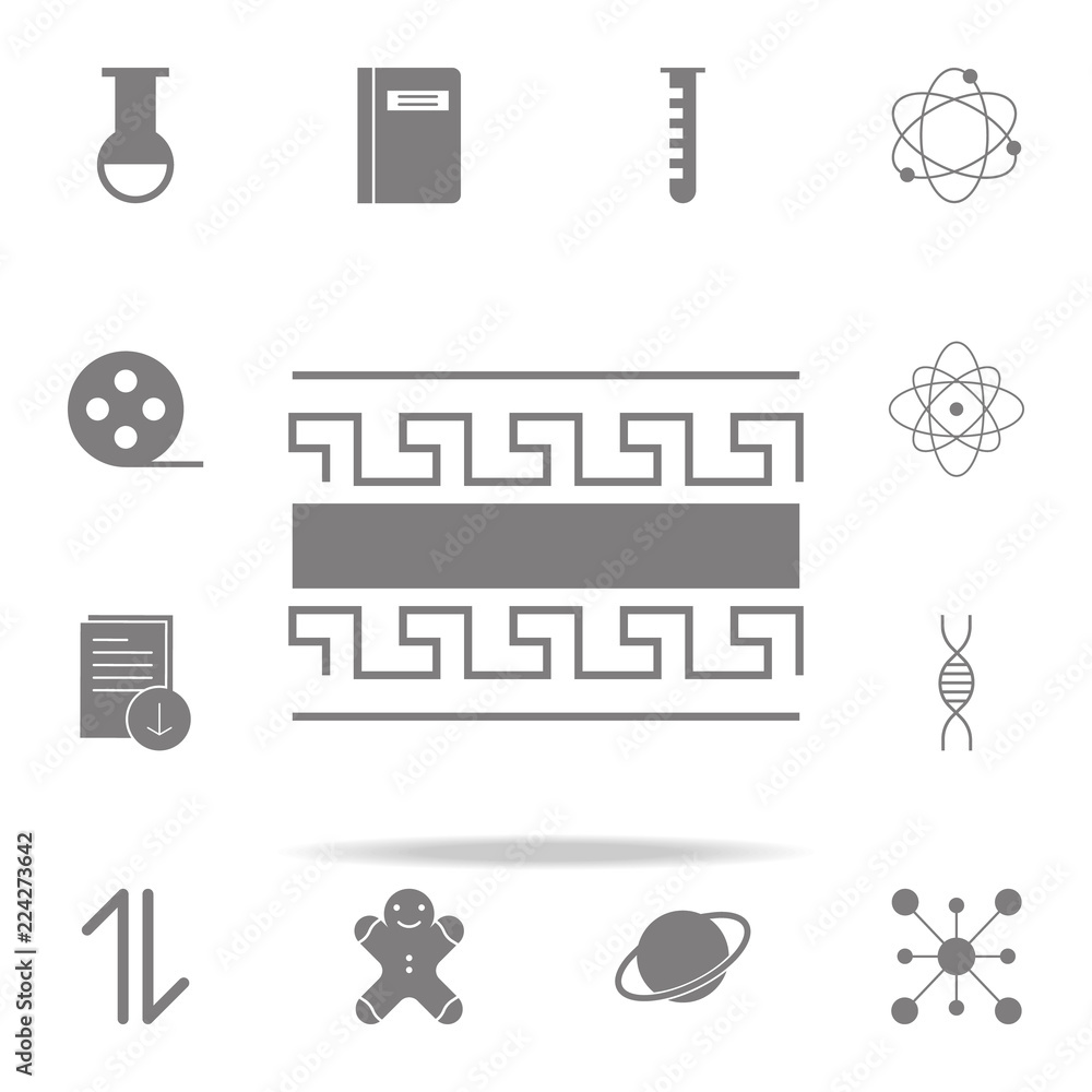 Aufkleber greek style frame ornament icon. web icons universal set for web and mobile