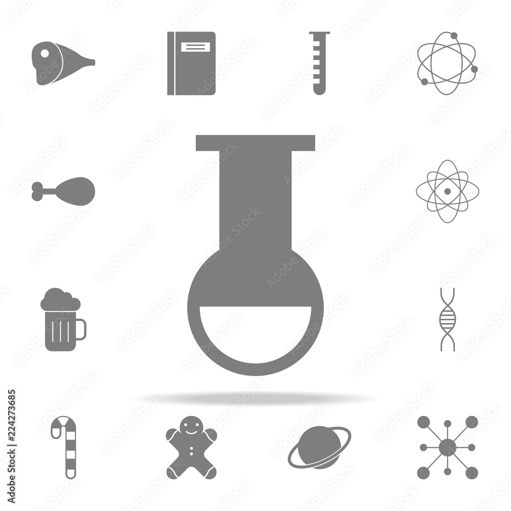 Poster labaratory tube icon. web icons universal set for web and mobile