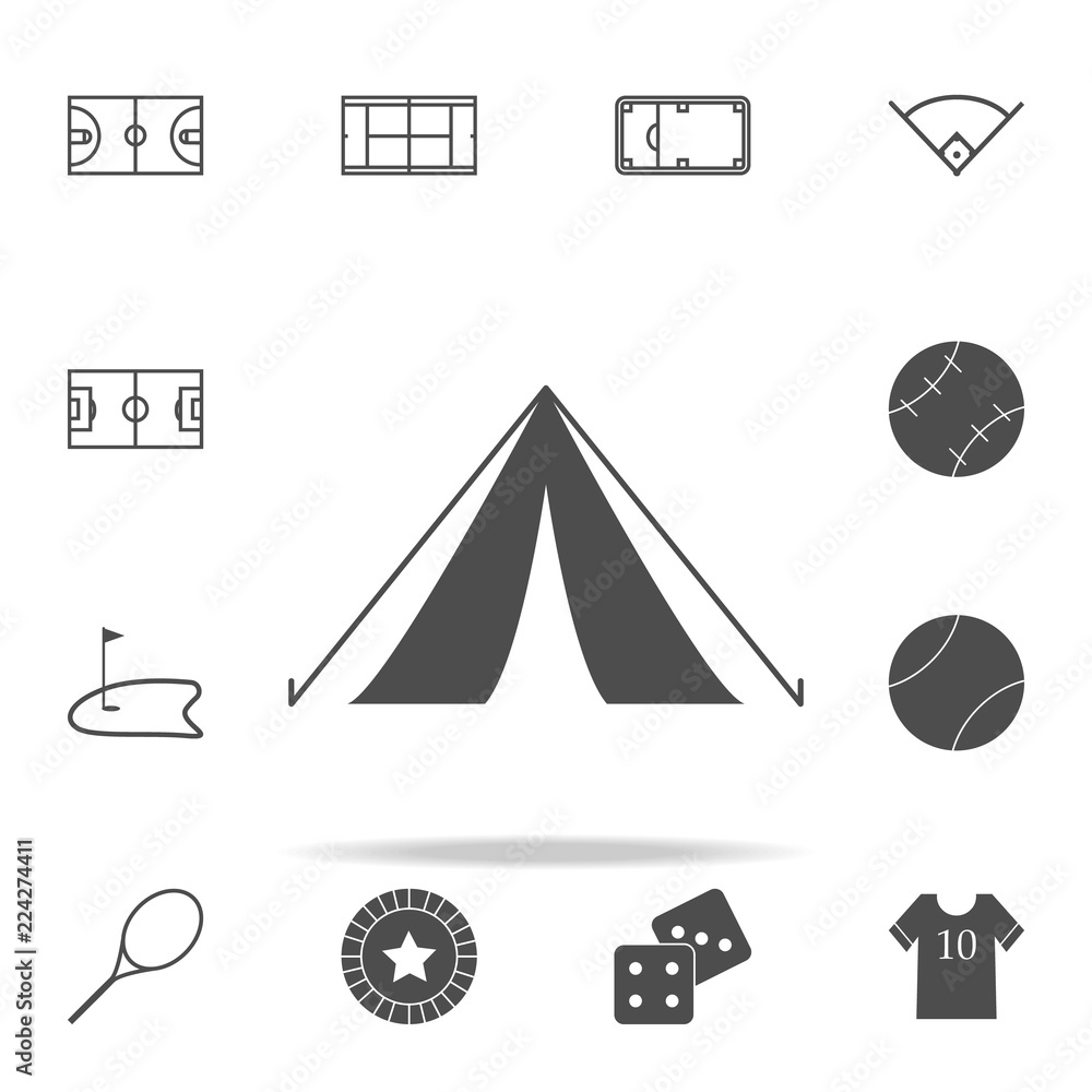 Poster tent icon. web icons universal set for web and mobile