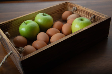 apples and eggs