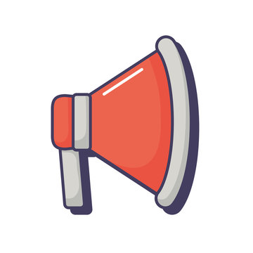 megaphone marketing speaker sound icon