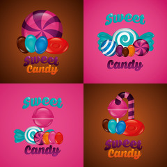 sweet candy concept