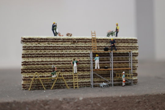 Macro constructores de muro de galletas