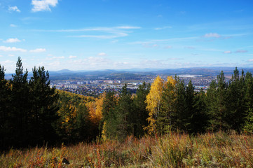 Nature, autumn, landscape, sky, forest