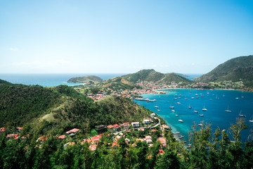 Fototapeta na wymiar Isles des Saintes Guadeloupe Island Landscape