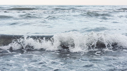 Sea wave splash
