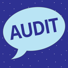 Text sign showing Audit. Conceptual photo Distinctive typically pleasant smell Subtle of a particular type.
