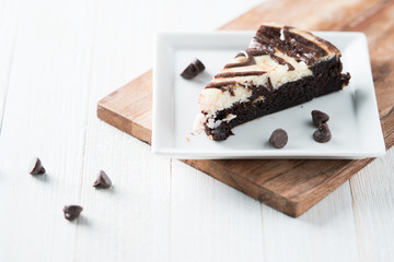 Chocolate swirl cheesecake
