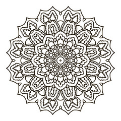 Mandala. Ethnic decorative element.