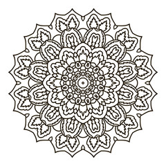 Mandala. Ethnic decorative element.