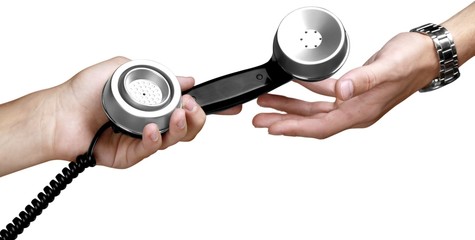 Handing Handset - Isolated