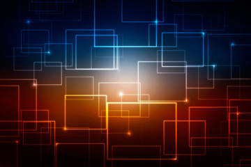 
2d illustration technology background