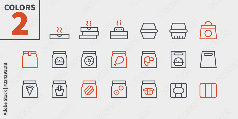 Poster take out ui pixel perfect well-crafted vector thin line icons 48x48 ready for 24x24 grid for web gra